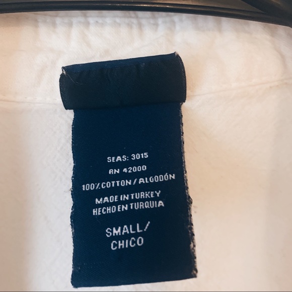 White Notch Collar Shirt - Picture 2 of 6